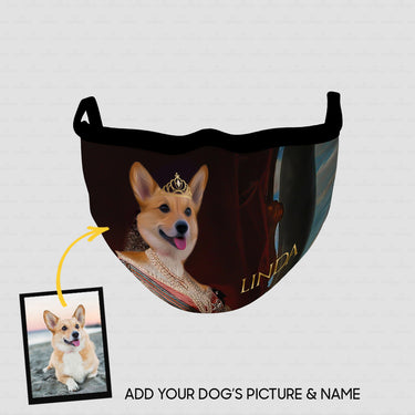 Personalized Dog Gift Idea - Royal Dog's Portrait 94 For Dog Lovers - Cloth Mask